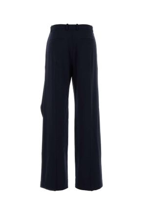 Jil Sander Virgin Wool Trousers - Black