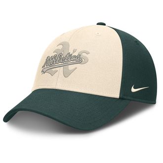 Nike Athletics Statement Club Nike Mens Dri-FIT MLB Adjustable Hat in Green | NB110DKPFZ-CJ5