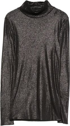 Luisa Cerano Top met col - Zwart