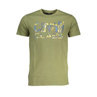 Cavalli Verde Katoenen Heren T-Shirt