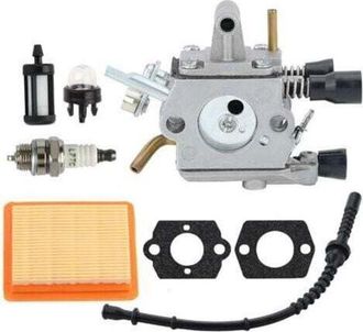 OEM Carburador Para Desbrozadora Stihl Fs120, Fs200, Fs250, Fs300, Fs350, Fr350, Fr450 Y Fr480. Reemplaza Las Piezas 4134 120 0653 Y 4134 120 0603. Incluy