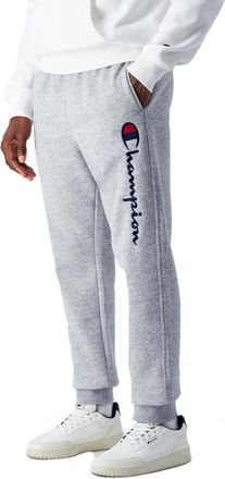 Champion Champion Large Logo Joggers Sweatpants 220293 (IT, Text, L, Regular, Regular, Grey Melange)