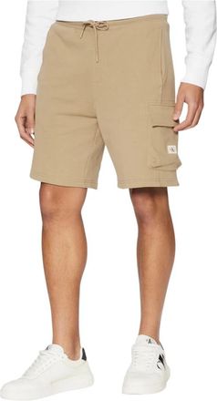 Calvin Klein Jeans Veelzijdige Bermuda Shorts voor Mannen - Heren - Korte Broeken - Beige - S - Katoen - Korte Broeken