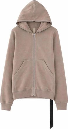 Rick Owens Gimp Hoodie - Heren - Vesten met rits - Beige - M - Katoen - Hoodies & sweatvesten