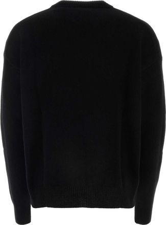 Jil Sander Mens Jumper Black Primario Cashmere