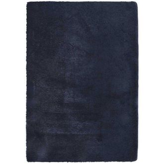 vidaXL Shaggy Rug High Pile navarra Navy 160x230 cm Polyester Vidaxl