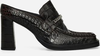 Martine Rose Women s Square Toe Heels Brown