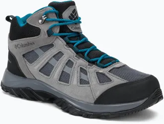 Columbia Mens Redmond 3 Mid Waterproof Hiking Boots In Graphite/ Black