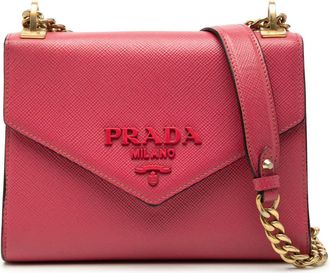 Prada Pre-owned Prada Saffiano Cuir Monochrome Envelope Crossbody Ladies FXB2NOAK7LPGKAVO