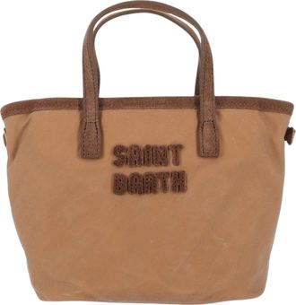 MC2 Saint Barth Medium Tote Bag with Textured Logo Lettering