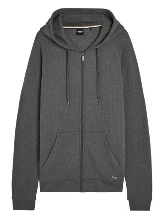 BOSS zip-up hoodie - Grigio