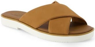 Toms Mae Crisscross Slide Sandal in Brown at Nordstrom, Size 8