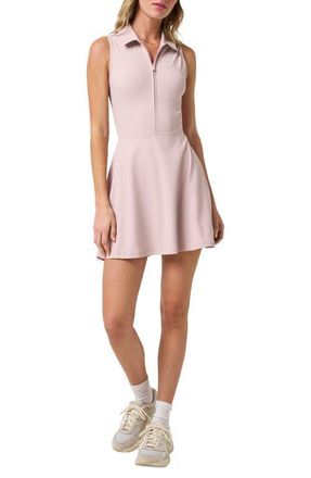 Travis Mathew Move Half-Zip Sleeveless Dress in Violet Ice at Nordstrom, Size Xx-Large