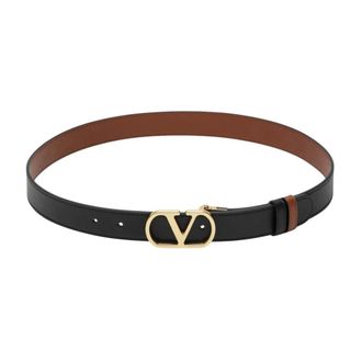 Valentino Garavani Belt H. 30 Reversibile - female - Valentino Garavani - Belts - Black - 75 CM - Accessories