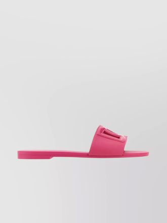 Dolce & Gabbana cut-out detail toe slides