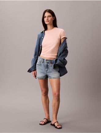 Calvin Klein Jeans Calvin Klein Womens Monogram T-Shirt - Light/Pastel Orange - XL