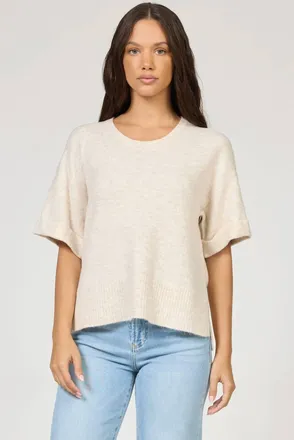 Dear John Denim Catrina Sweater In Heather Oatmeal