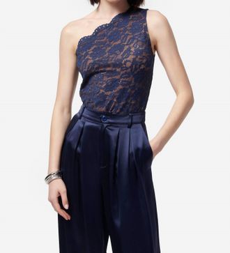 Cami NYC Womens Storm Cornelia Bodysuit In Blue