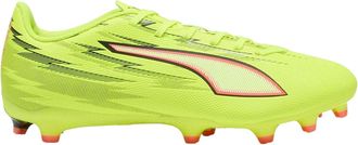 Puma Ultra Play-voetbalschoenen voor heren, voor harde ondergrond (Geel/zwart)