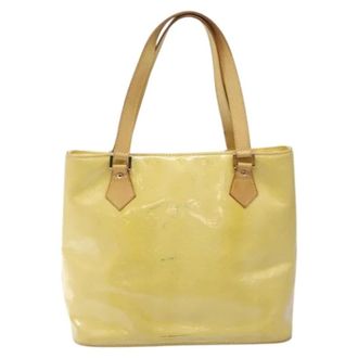 Louis Vuitton Tweedehands leren Louis Vuitton tassen - Dames - Pre-owned - Geel - Maat: ONE Size Leer