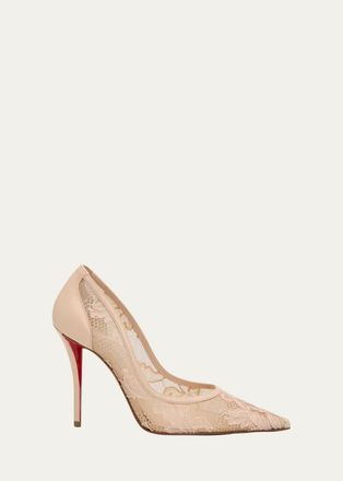 Christian Louboutin 100mm Miss Z Lace Pumps