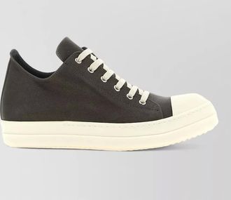 Rick Owens leather low-top sneakers