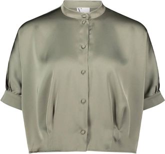 Vera Mont Dames, Blouses & Shirts, Groen, Maat: XL Poliester