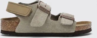 Birkenstock Sandali Milano in pelle scamosciata con doppio cinturino