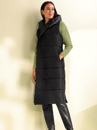 Heine Steppweste HEINE, Damen, Gr. 36, schwarz, 100% Polyester, Wattierung:100% Polyester, unifarben, Westen Steppweste