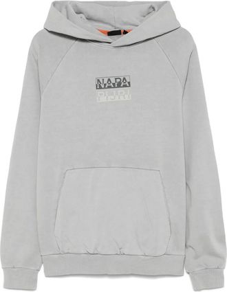 Napapijri Felpa Cortona con cappuccio - Grigio