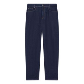 GCDS Regular Fit Denim Trousers - male - GCDS - Straight Fit Jeans - Blue - W34 - Jeans