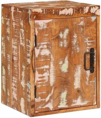 vidaXL Bedside Table Brown 35 x 33 x 48 cm Solid Wood Reclaimed vidaXL