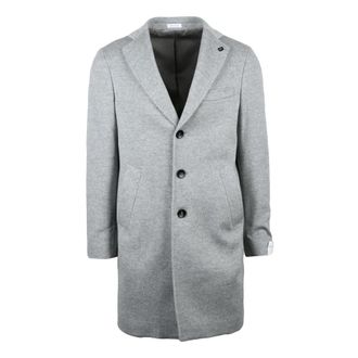 Breras Milano Cappotto - Heren - Mantel - Grijs - M - Wol - Jassen