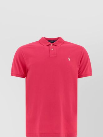 Polo Ralph Lauren ribbed collar short sleeve shirt