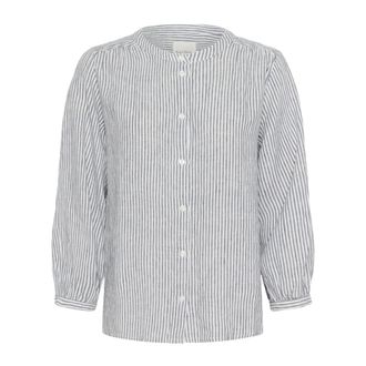 Part Two Striped Ocean Blouse with 3/4 Sleeves - female - Part Two - Blouses - Multicolor - XS - Blouses & Shirts