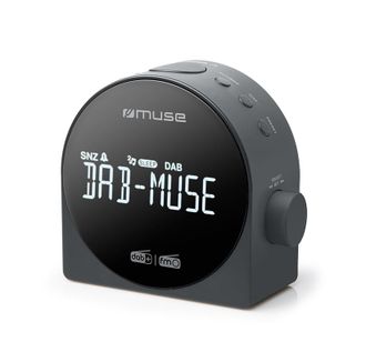 Muse Radio Reloj Despertador Dual Negro - M185cdb Muse