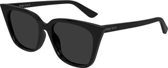 Alexander McQueen Am 0556S Zonnebril - Dames - Zonnebrillen - Zwart - 53 MM - Accessoires