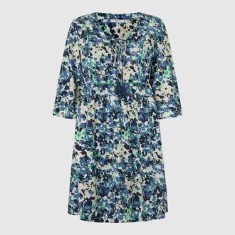 Pepe Jeans London Gebloemde wijde jurk