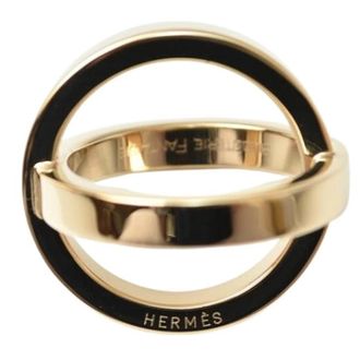 Herm&egrave;s Pre-owned Vintage Broche - Dames - Vintage Sieraden - Geel - ONE Size - Vintage