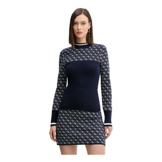 Guess Truien & Vesten, Dames, Blauw, XS, Wol, Aubrey Sweater