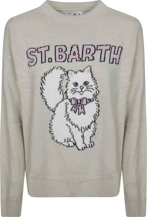 MC2 Saint Barth Maglione girocollo Tessa - - Knitwear - Donna - Beige - L