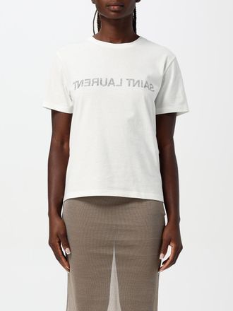 Saint Laurent T-Shirts Donna colore Bianco