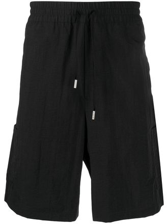 Heron Preston logo-patch track shorts - men - Polyamide - S - Black