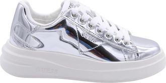 Guess Schoenen, Dames, Grijs, 36 EU, Leer, Aransas Sneakers