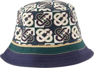 Casablanca Ping Pong Print Bucket Hat - unisex - Hoeden - Veelkleurig - S/M - Katoen - Accessoires