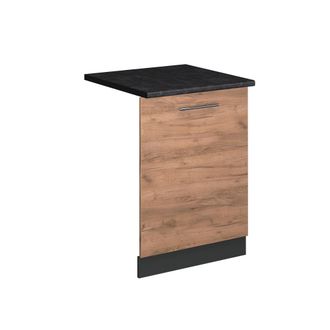 Vicco Panel Frontal Del Lavavajillas Fame-line, Roble Dorado, 60 Cm, Et Antracita, Vicco