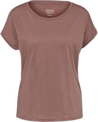 Stoic Merino155 LaholmSt. Loose Shirt Merinoshirt f&uuml;r Damen | braun