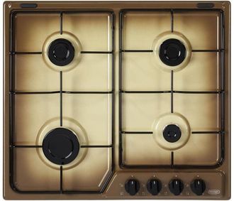 DeLonghi Ytf 46 Asv Negro, Marr&oacute;n, Arena Empotrable Gas 4 Quemadores