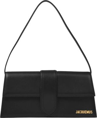 Jacquemus Shoulder Bags, female, Black, Size: ONE SIZE The Long Bambino Bag