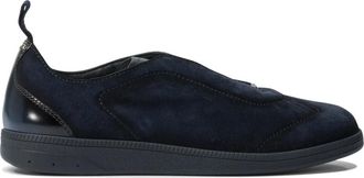 Santoni Lume Sneaker - Heren - Sneakers - Blauw - 40 EU - Leer - Schoenen
